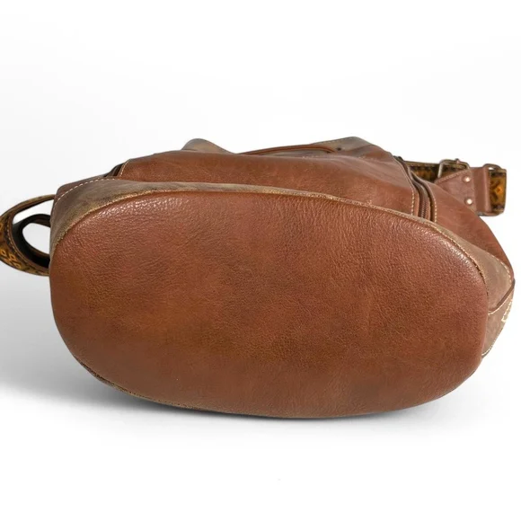 Blazin Roxx Concealed Carry Bucket Bag Ivy Copper Shoulder Purse NWOT Western - Picture 11 of 13